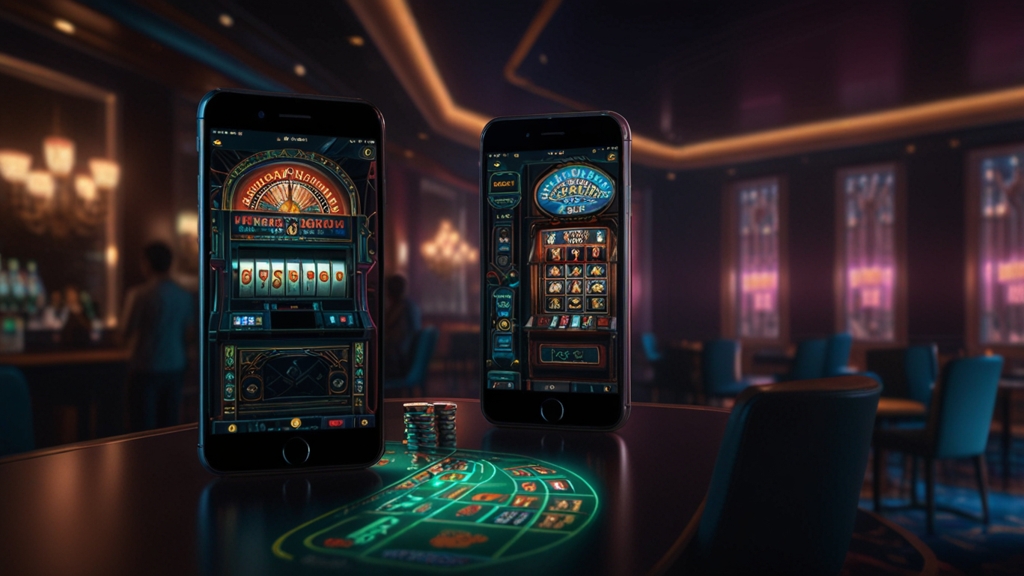 Android and iPhone devices showing app compatibility screens